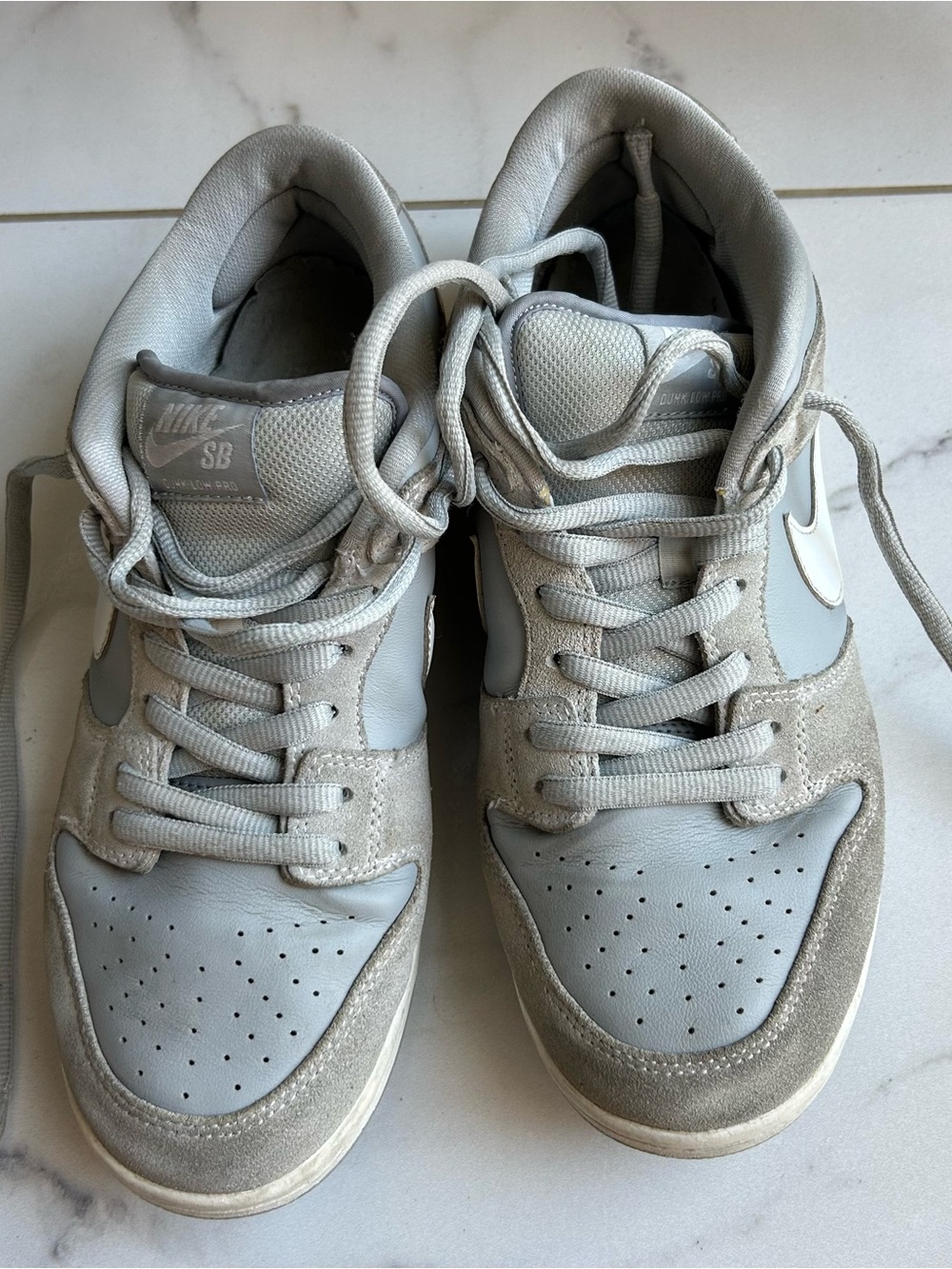 Nike SB Dunk Low Summit White Wolf Grey Size 10.5